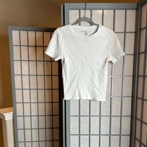 Brandy Melville White Short Sleeve Tee